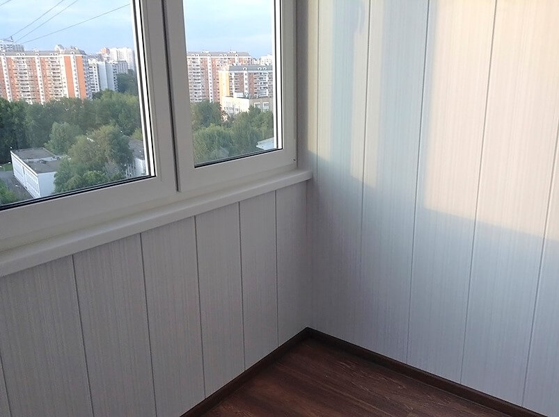 Отделка внутренняя из ПВХ панелей